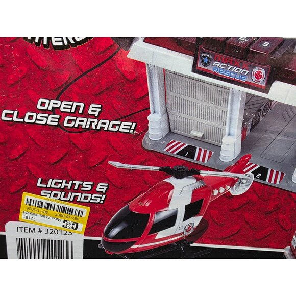 Maxx Action Rescue Fire & Rescue Play Set With Fire Truck Helicopter - Picture 9 of 10